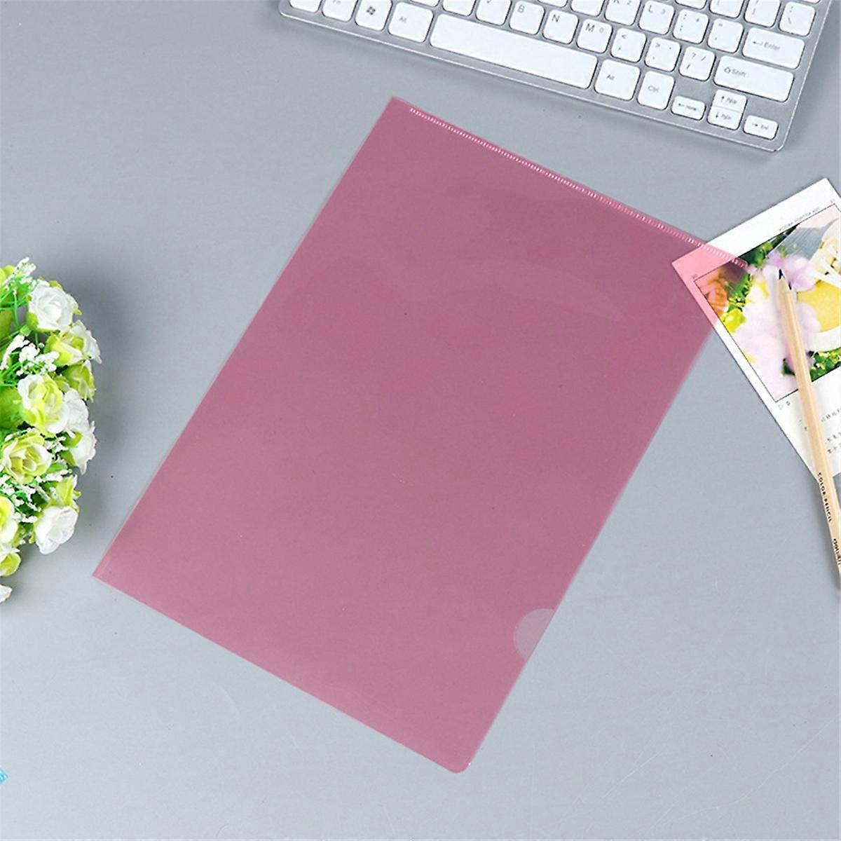 50Pcs Plastic Folders A4 Sleeves Wallets for Protection Files