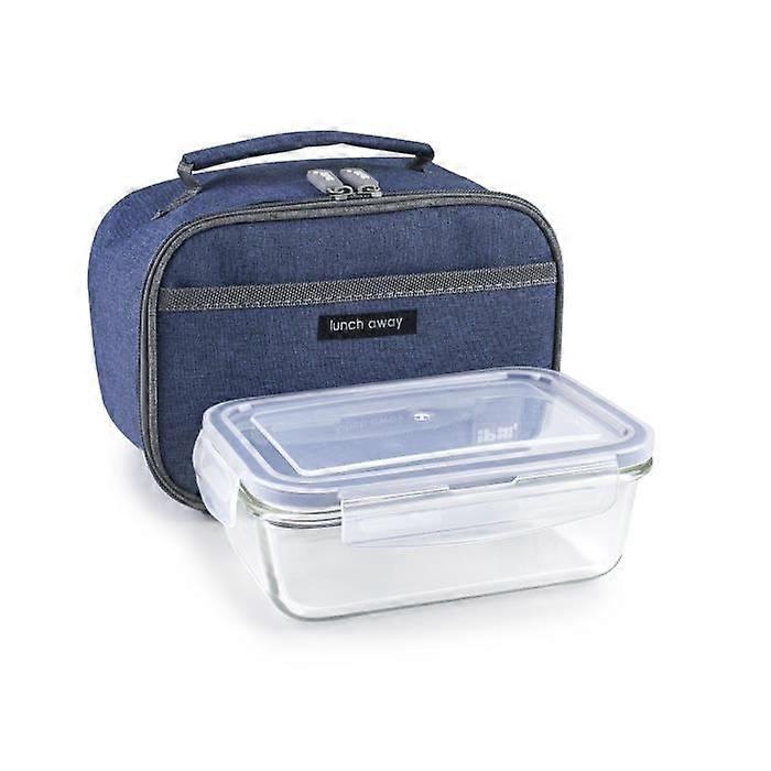 Food Carrier - Ibili - 753401A - Blue - 850 ml - Rectangular