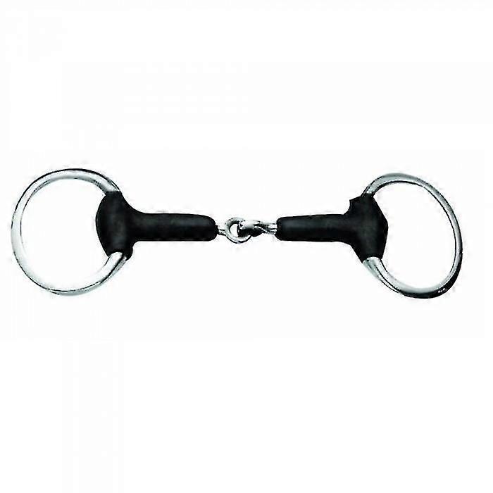 Soft Rubber Jointed Eggbutt Snaffle Bit