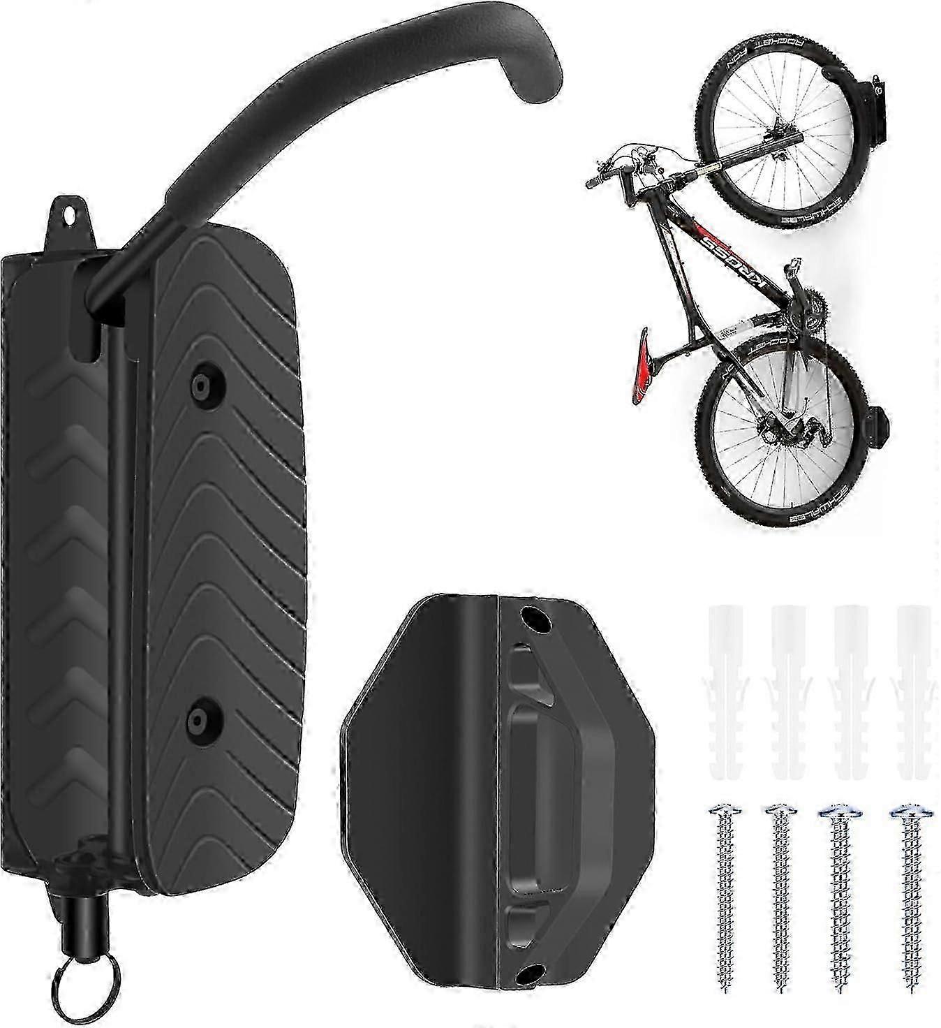 Wall Mount Bicycle Carrier - Swivel Bike Rack Angle and Wall Distance ...