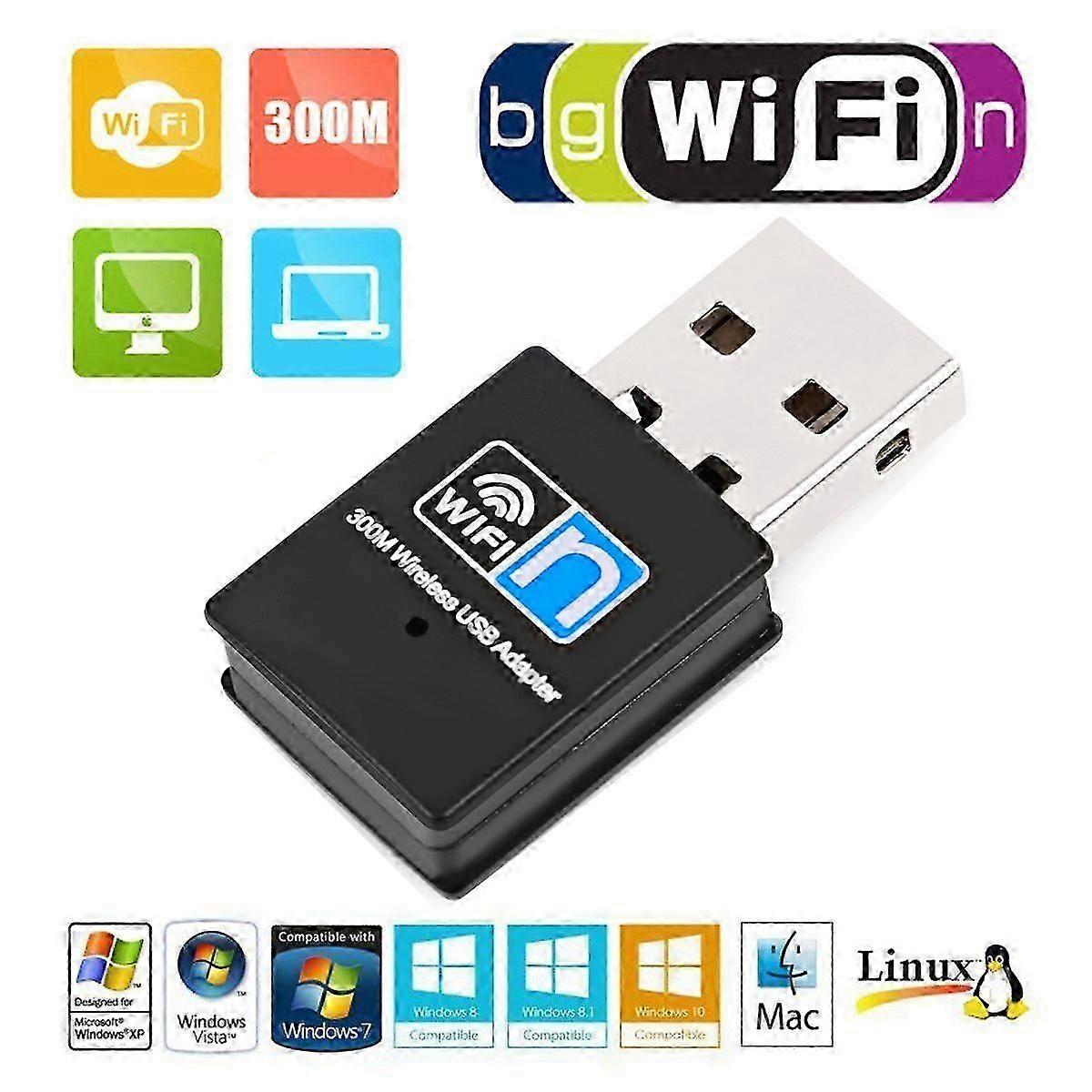 300M Mini USB WiFi Adapter Wireless LAN Network Card Adapter
