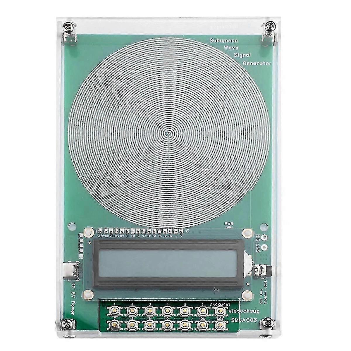 7.83Hz Schumann Waves Resonance Generator Ultralow Frequency Pulse Audio Resonator Type-C 0.01Hz-100000Hz Adjustable A