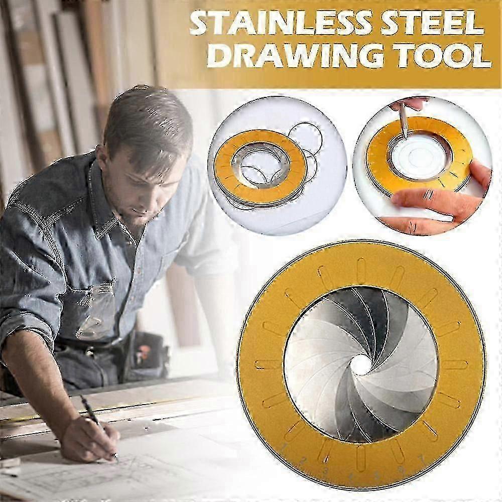 Round Circle Drawing Tools Adjustable Drawing Ruler Drawing Circles Geometric Tool