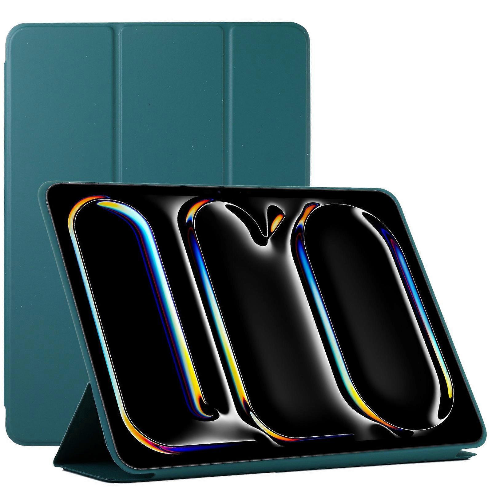 Clipe de dupla face sem fivela magnética PU Smart Tablet Case