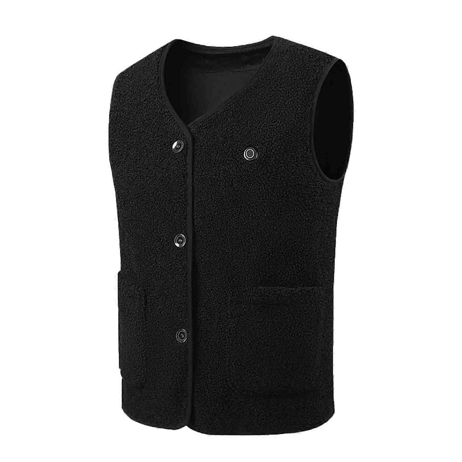 Men Heated Vest Heated Gilet with 16 Heating Zones Dual Independent Control 3 Temperature Heated Waistcoat