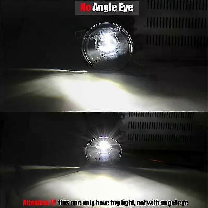 Applies To Cawanerl For Porsche Cayenne 955 2002-2015 Car Styling 4000lm Led Bulb H11 Fog Light Angel Eye Drl Daytime Running Light 12v