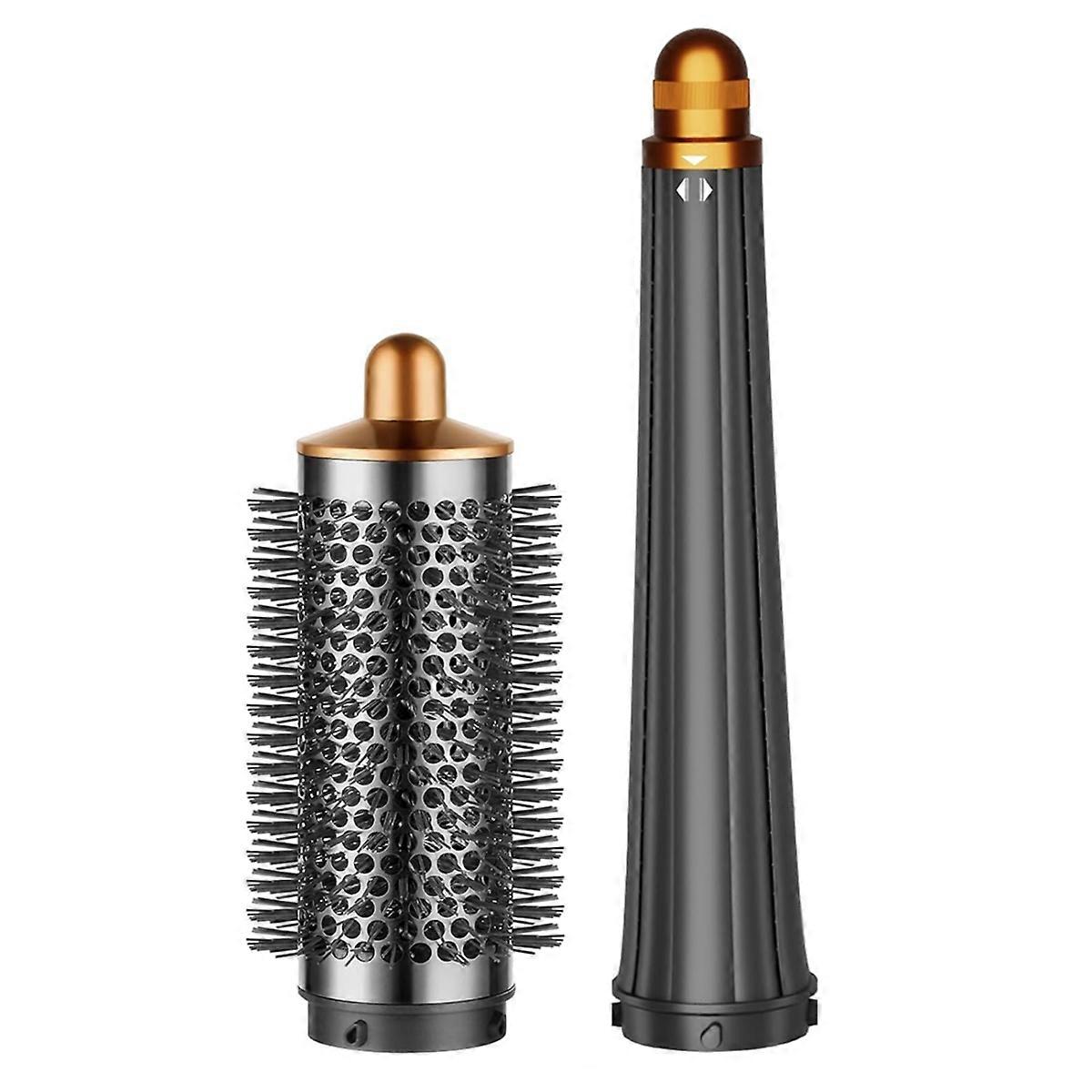 20MM-36MM Long Barrels Attachment and Small Round Brush Attachment for , for Barrels Curl and Wave