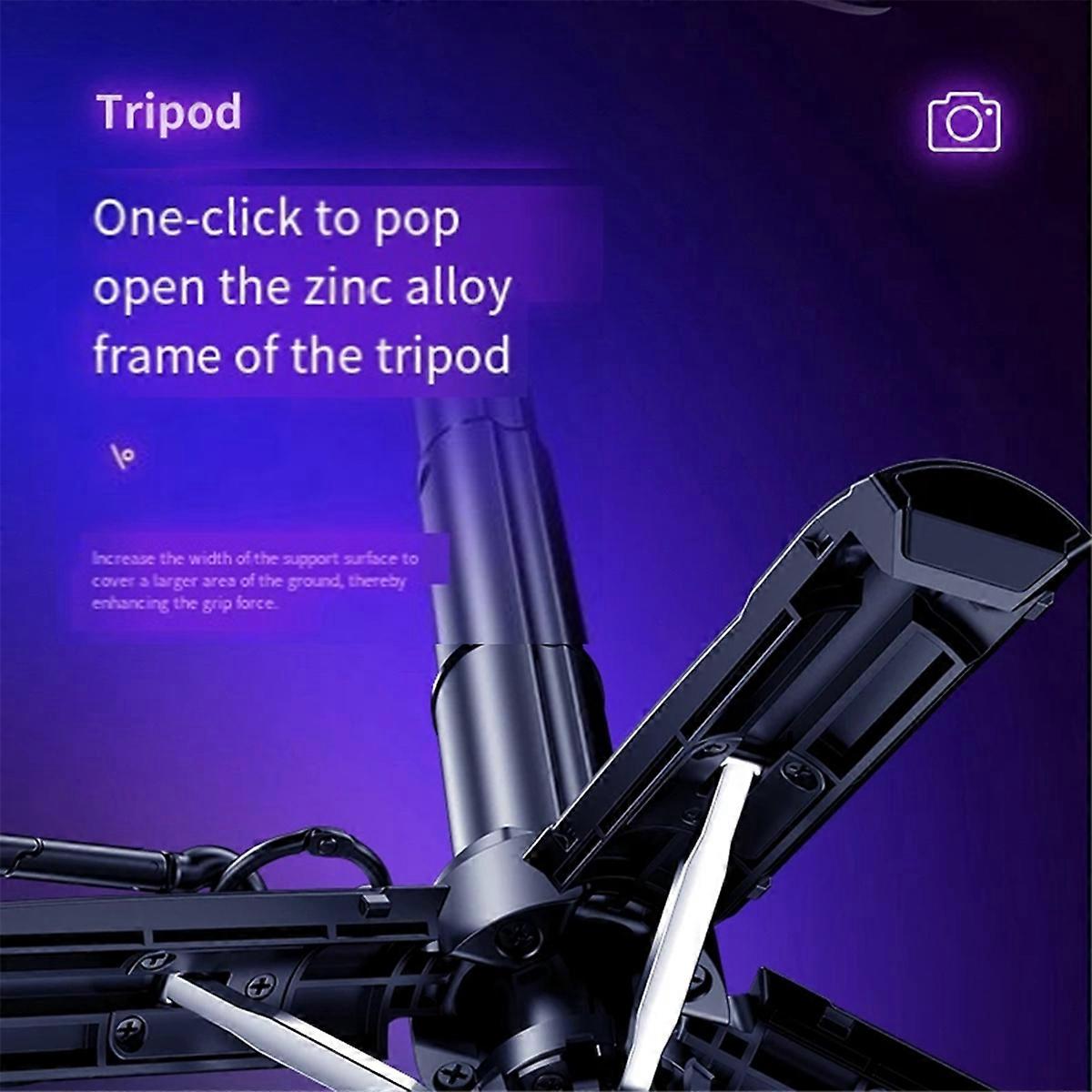 Upgraded Magnetic Design Mini Bluetooth Portable Telescopic Multi Functional Tripod Phone Selfie Sti