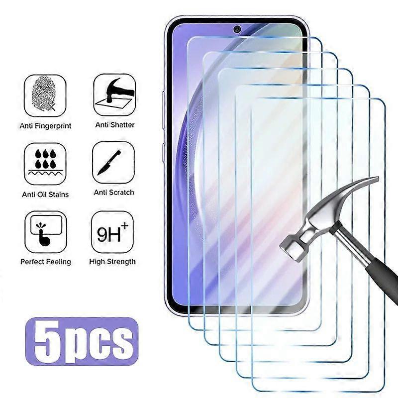 5PCS Tempered Glass For Xiaomi Redmi Note 10 Screen Protector