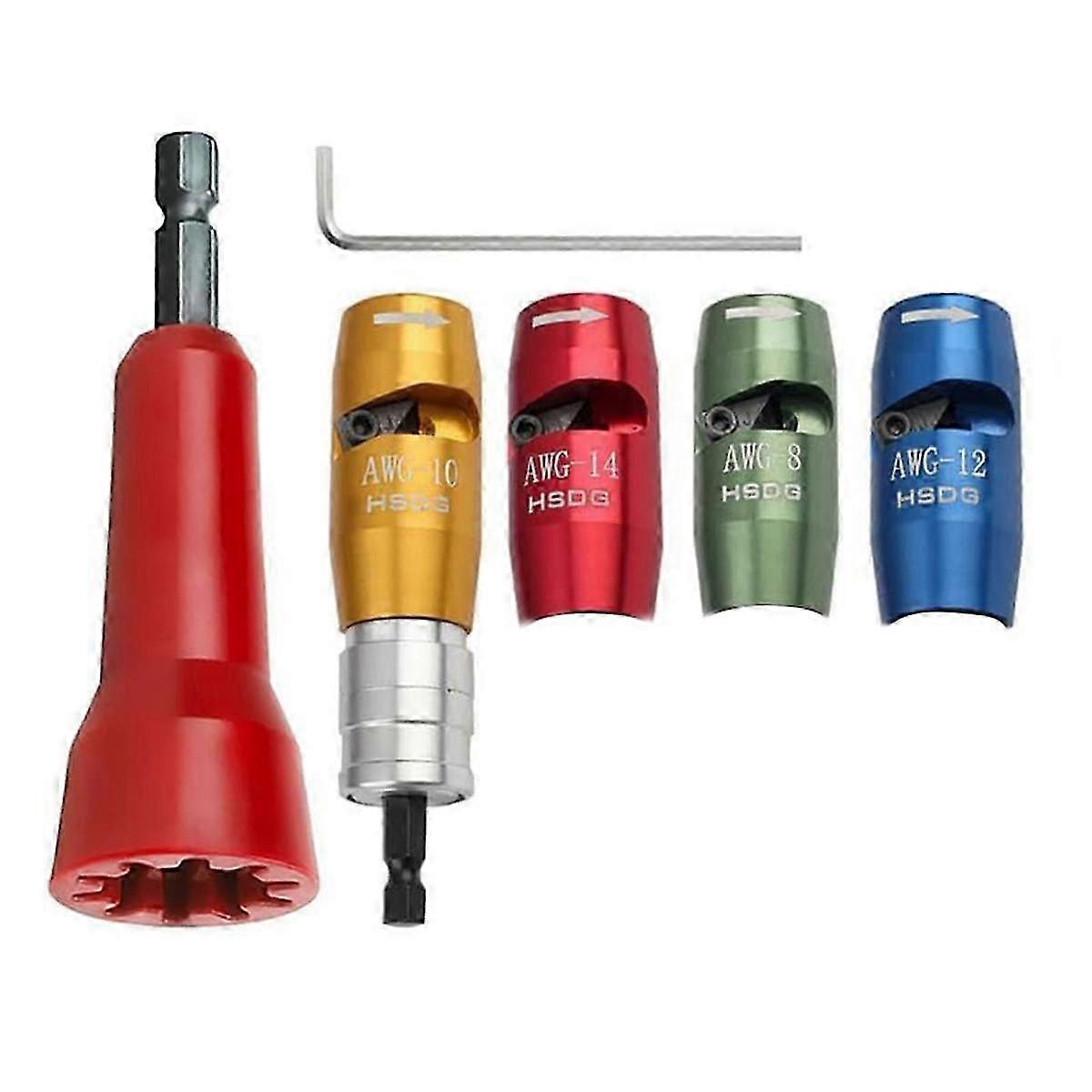 Wire Stripper for Drill, Twister Tool for Drill Portable Wire Twisting Tool for AWG Cable Peeling and Stripping Machine