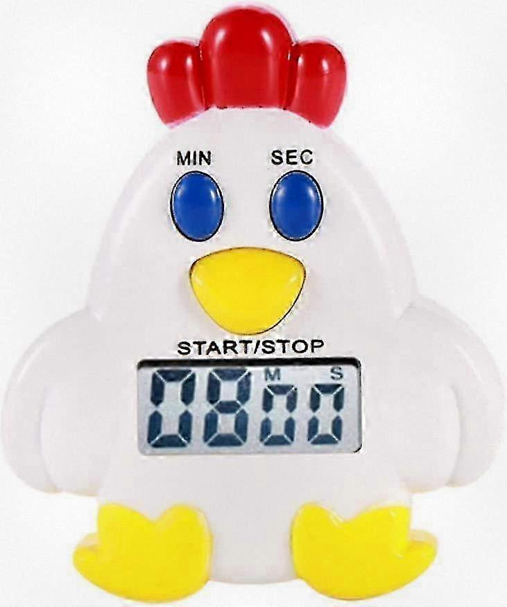 Humorous Magnetic Kitchen Timer in Rooster Shape, Perfect for Use in Any Kitchen Setting