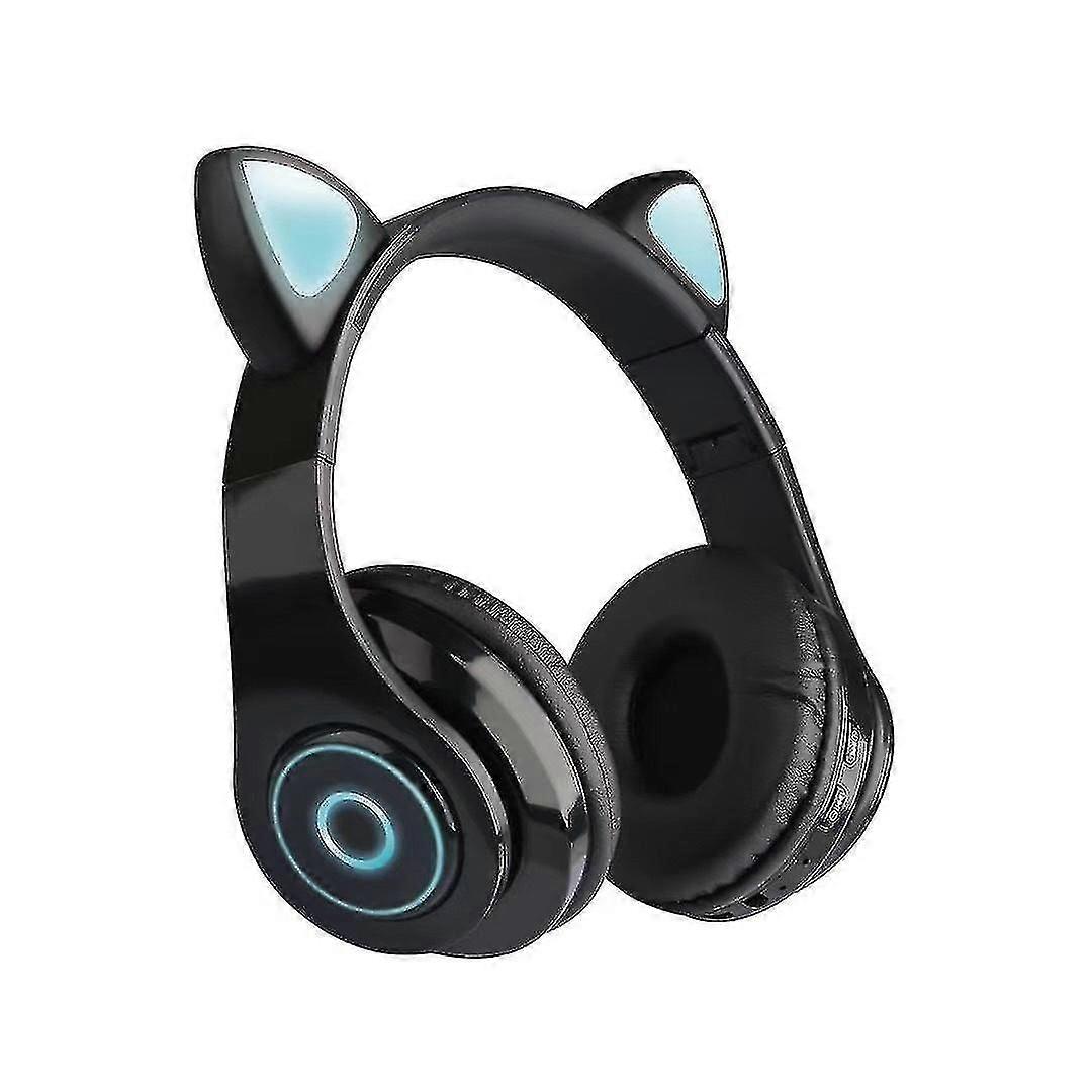Wireless Cat Ear Headphones Bluetooth Led Lights Earphone