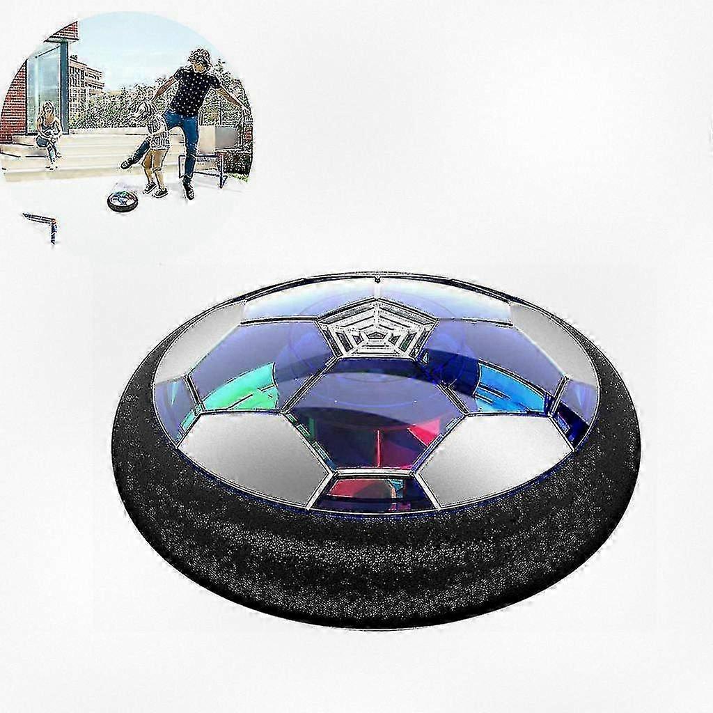 Rechargeable Indoor Hover Ball with LED Lights - Enjoy Super Fun Soccer Games with Air Power Soccer
