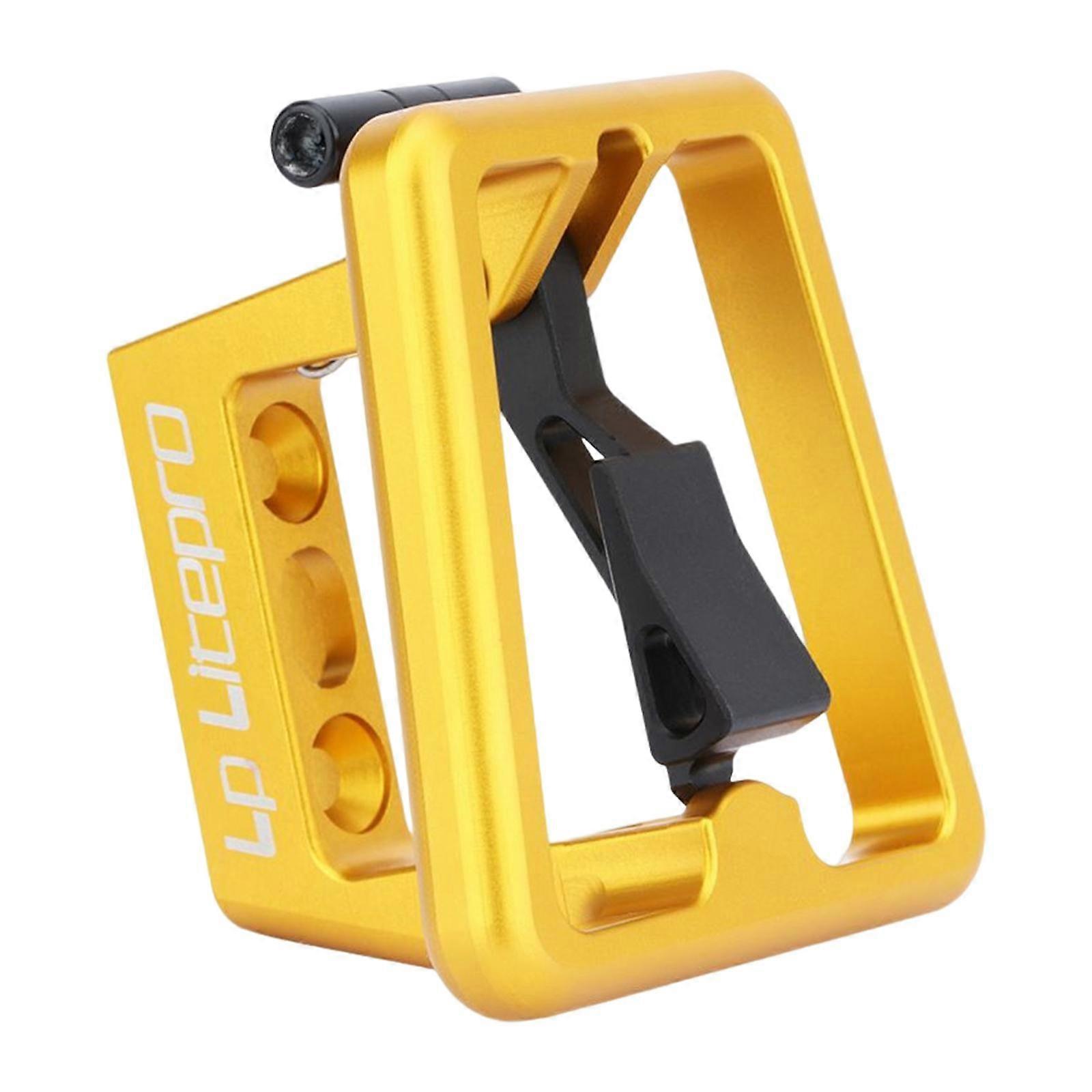 Front Carrier Block Bicycle Back Cage Bracket Adapter Holder Black