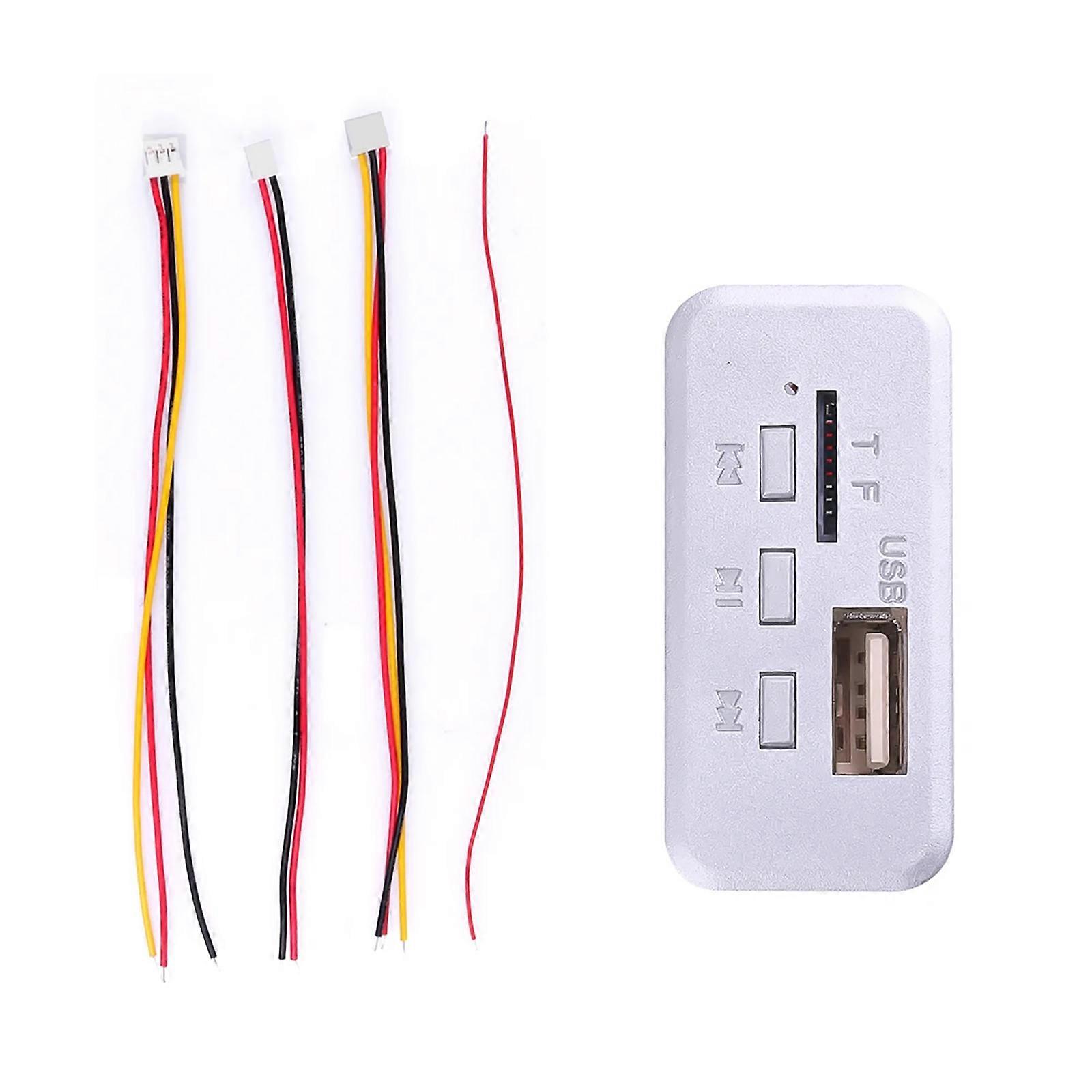 2x3W Amplifier MP3 Decoder Board Bluetooth-compatible 5.0 Wireless USB MP3 Player Car Radio Module Module