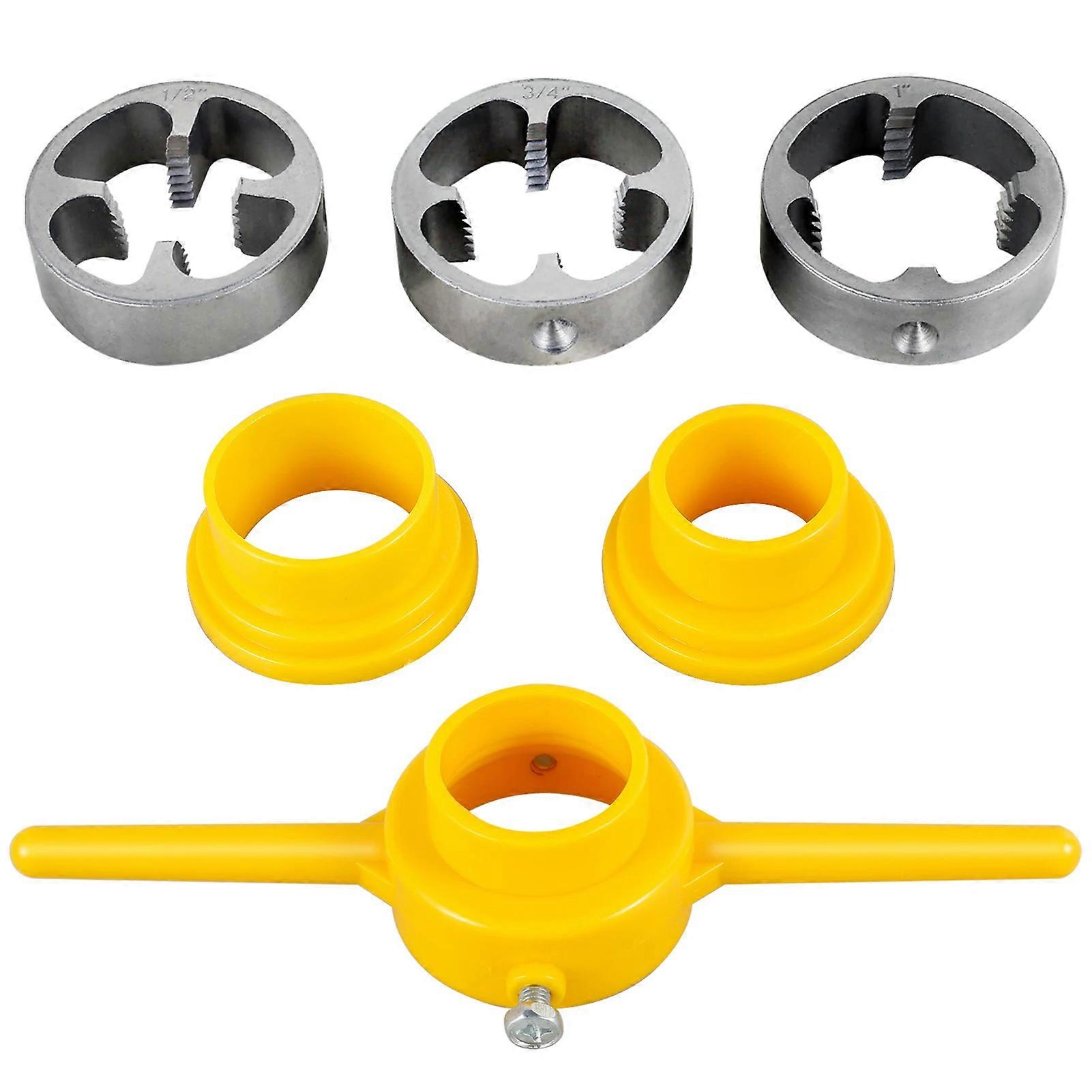 6pcs Pipe Threading Plumbing Tool with Durability and Reliability Complete Set