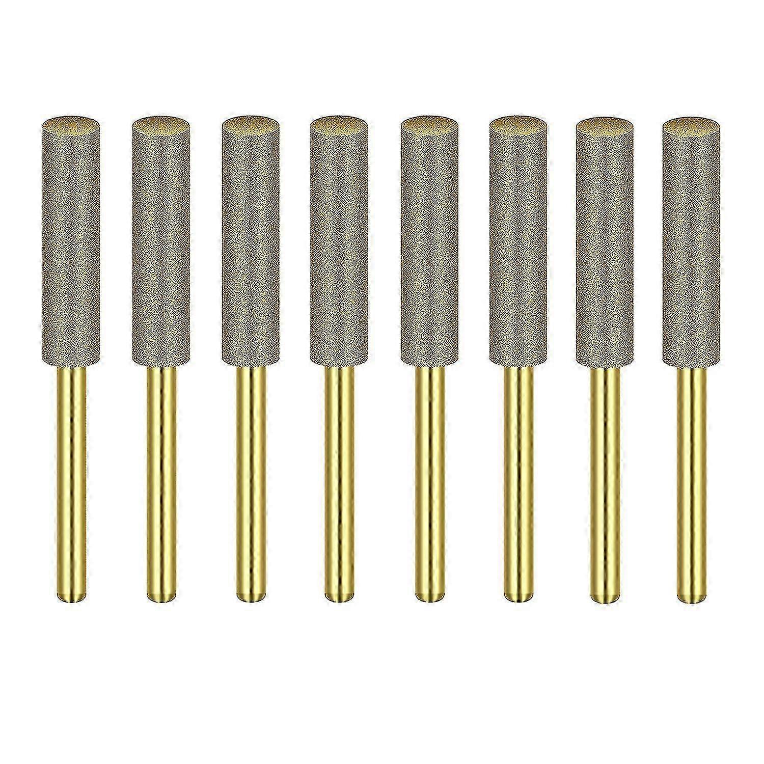 8pcs High Hardness Diamond Chainsaw Sharpener-stone File,diamond Sharpening Wheels Chainsaw File(3/