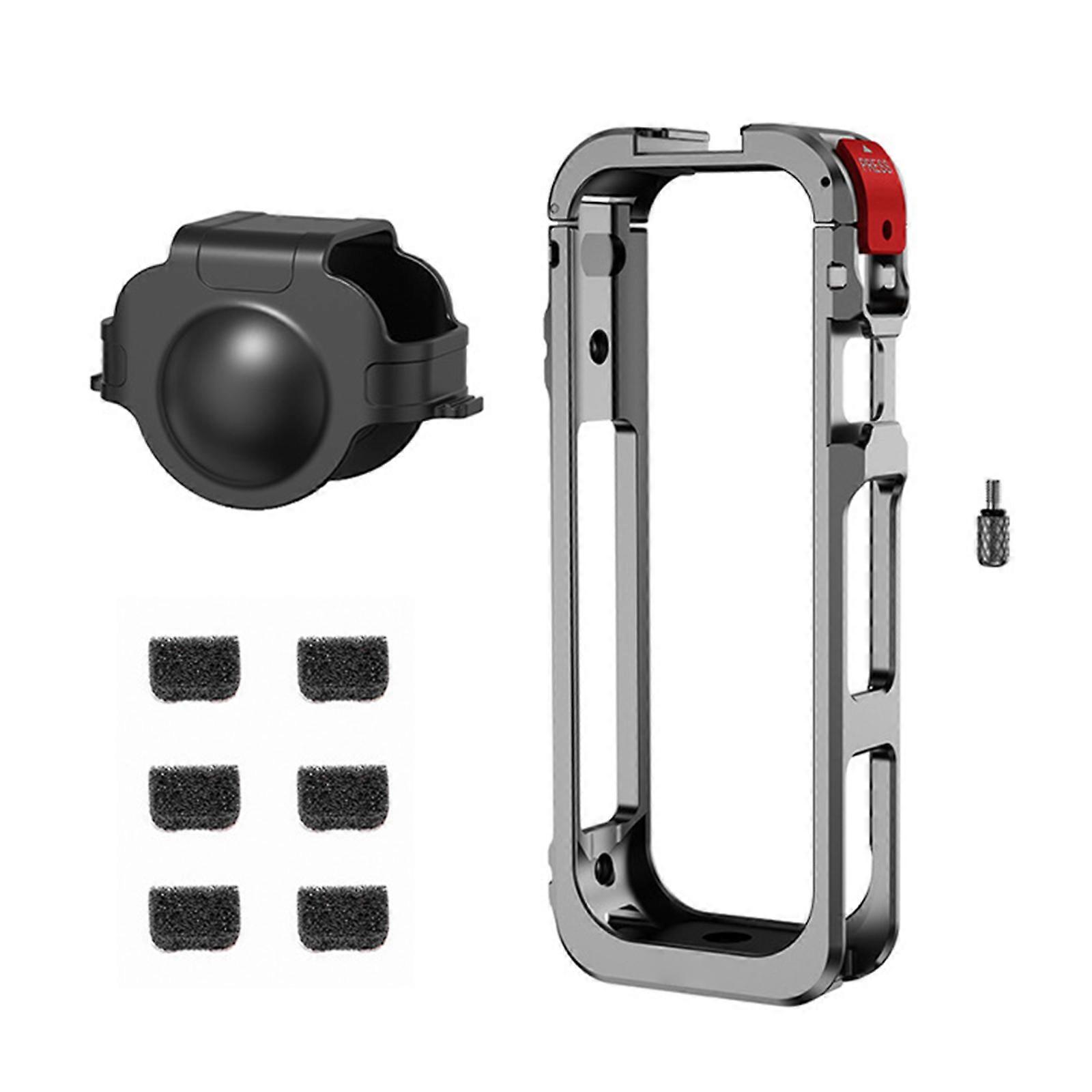 Lightweight Metal Camera Cage Featuring Lock System And Double Cold Shoe Mount for X5 Camera Metal Protective Case Multicolor
