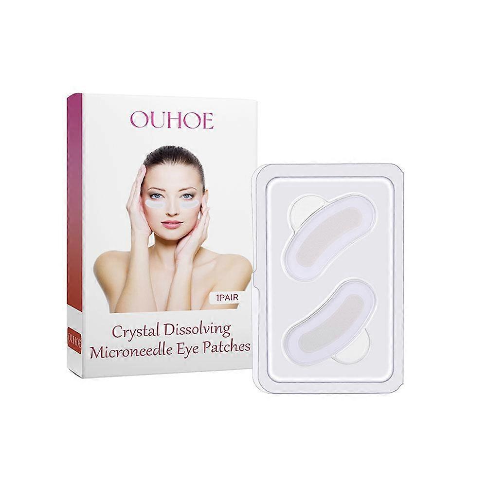 1 box (A)$ Eye patch lifting and moisturizing eye skin eye care micro needle eye mask OUA05-A067-1-WH1
