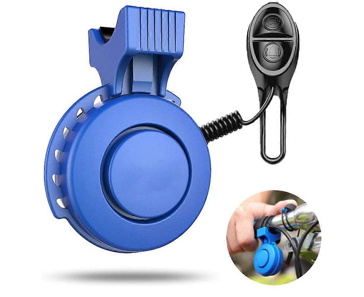 1 adet Elektrikli Bisiklet Kornası 120 DB Bisiklet Scooter Kornası 4 Ses Modu Şarj Edilebilir Pil ile