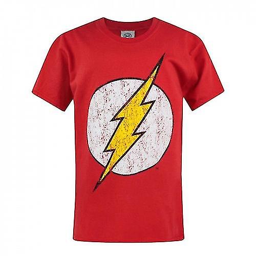 Flash Official Boys Distressed Logo T-Shirt