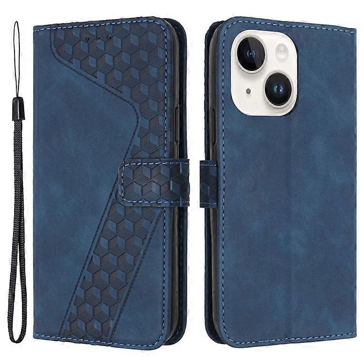 Compatible For iPhone 13 mini Case PU Leather Wallet Phone Shell 7-Shape Imprinted Anti-scratch