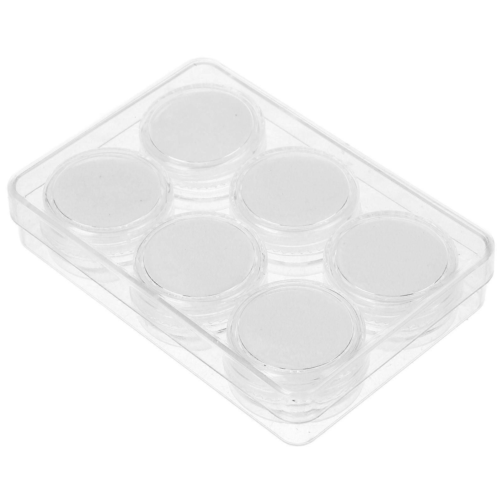 1 Set Trinkets Storage Display Box Small Loose Diamond Box Gemstone Display Box 6-grids