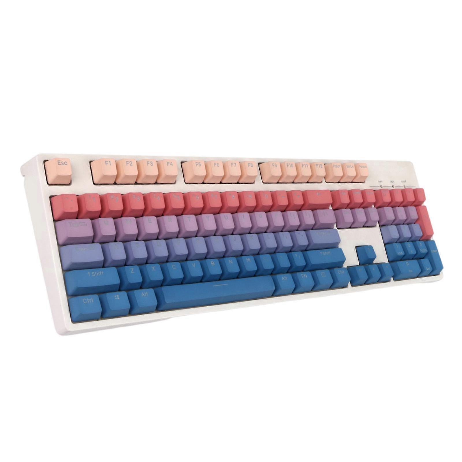 104Key PC Gaming Mechanical Keyboard Keycaps, for Desktop Computer Dustproof