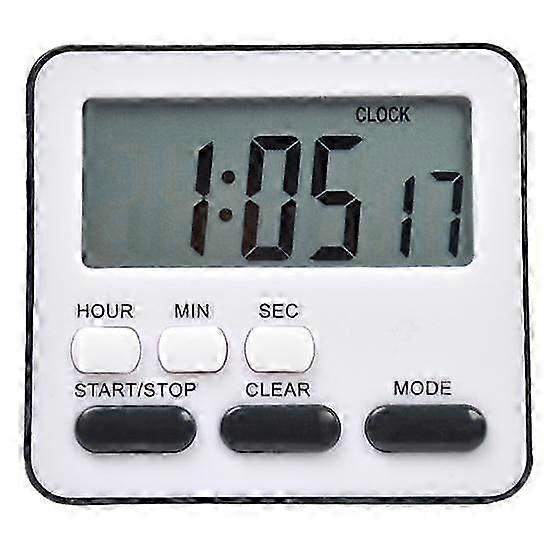 Magnetic Digital Kitchen Timer with Large Display for Cooking, Baking & Study, Count Up/Down Clock