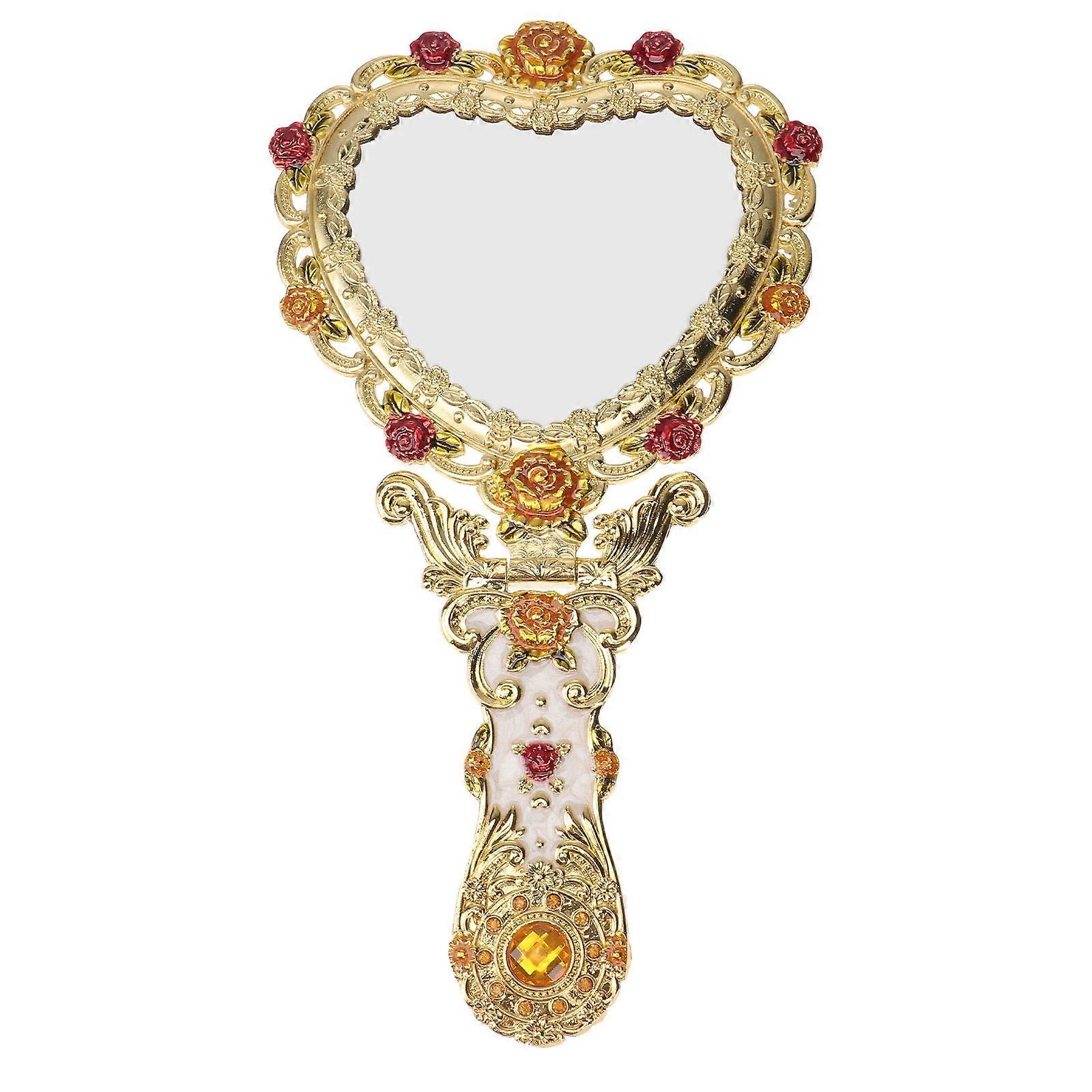 1Pc European Palace Style Handle Makeup Shaped Design