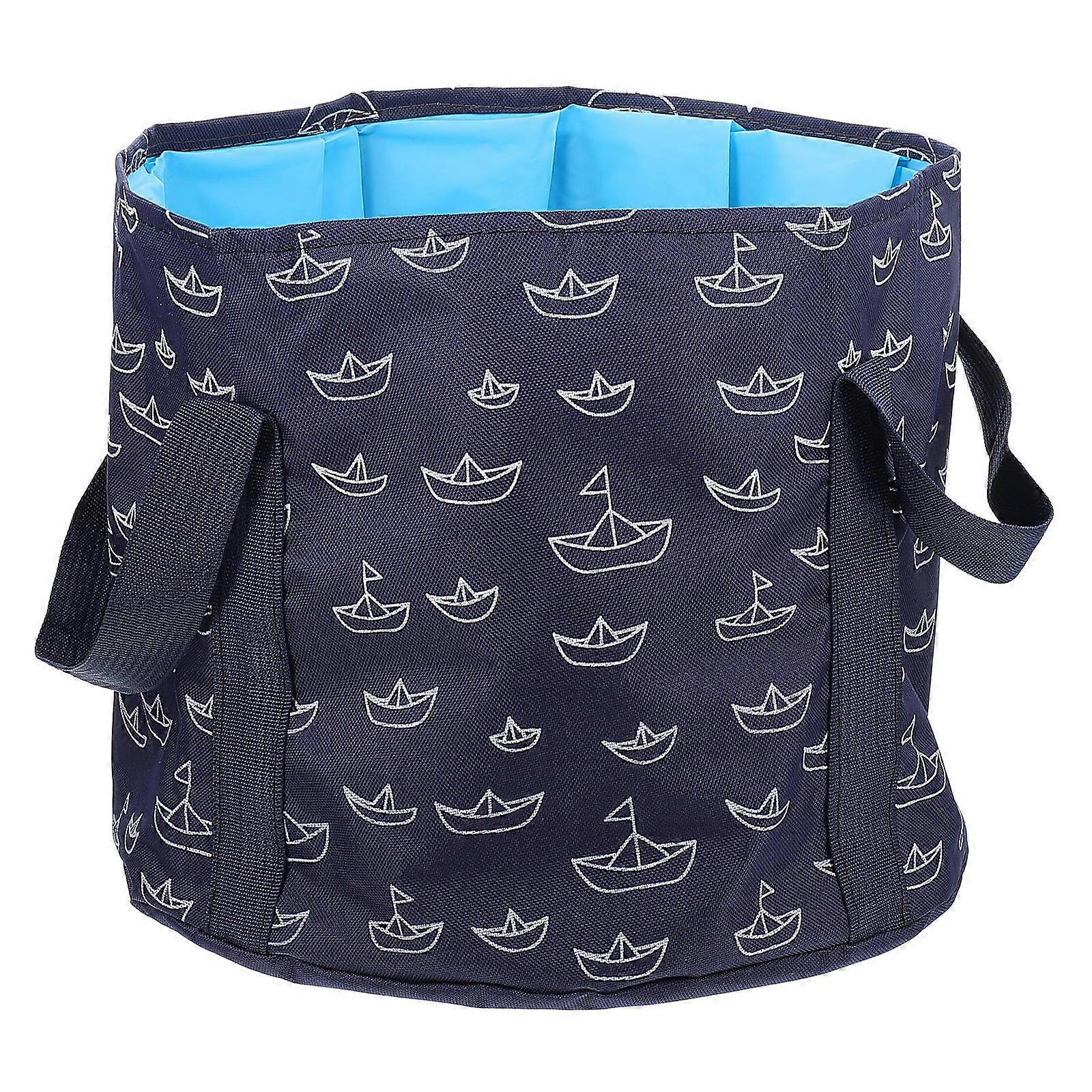 Portable Foot Bath Tool Foldable Foot Soaking Bucket Travel Folding Bucket For Camping 33x33cm PEVA 1Set
