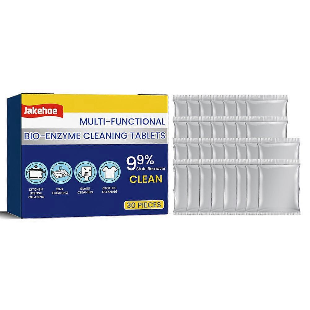 Multi-Functional Bio-Enzyme Cleaning Tablets, Bathroom Kitchen Multi-Functional Stain Cleaning Stainless Steel Rust Remover