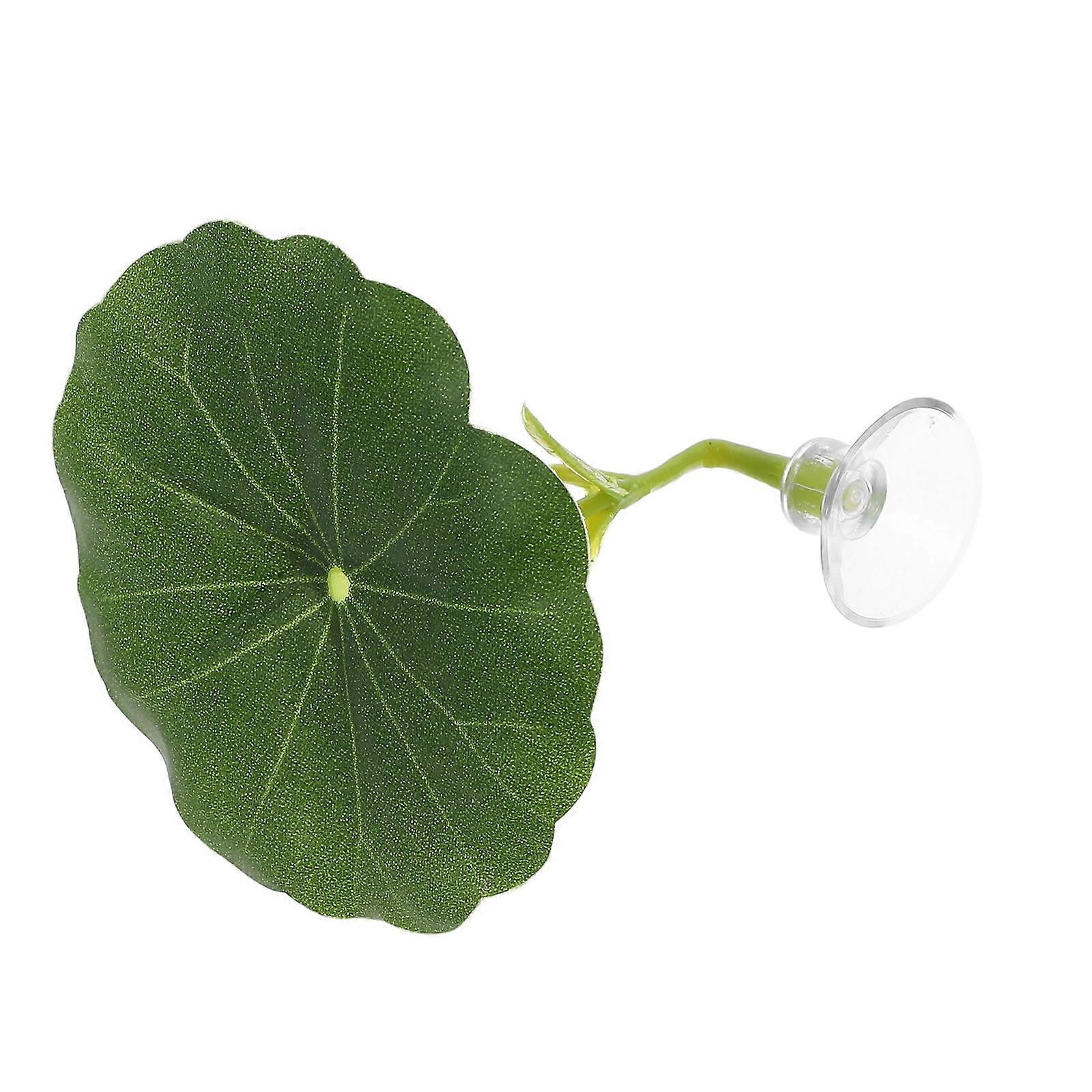 Betta Fish Resting Leaf Aquarium Decoration for Fish Tank Accessories Spawning Area 6.50X5.80X5.40CM Green 1Pack