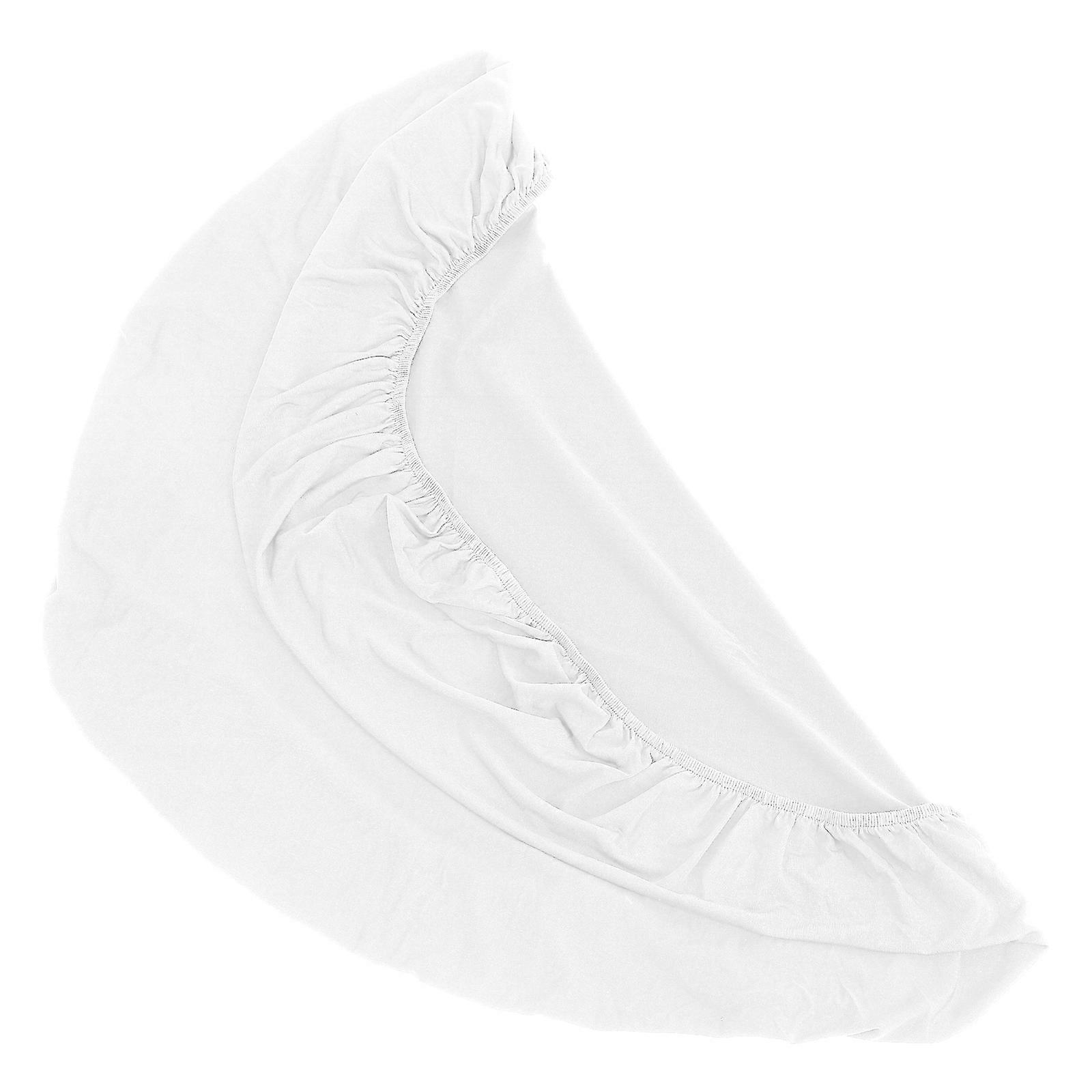 Elastic Square Table Cover Polyester Tablecloth for Outdoor Picnic, Home Garden Solid Color Elegant Decor Easy Setup Elastic Edged Protector for