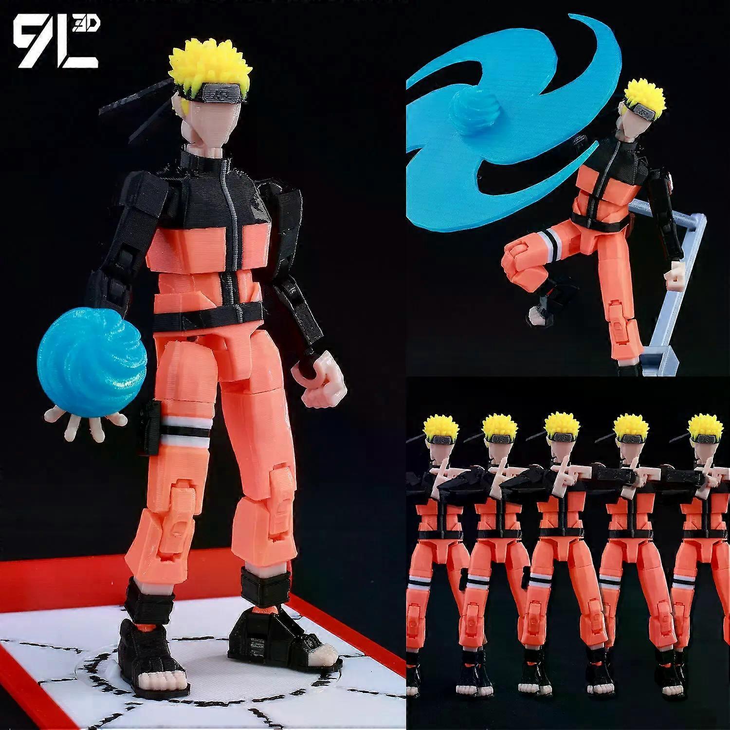 9L3D Printed Anime Kaisen Characters Lucky13 Dummy Action Figures 