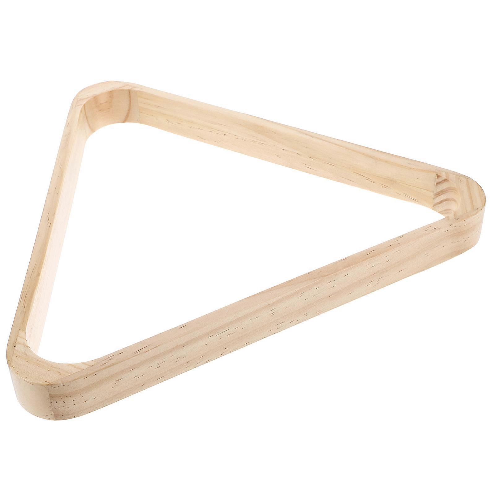 Pool Triangle Rack Wooden Billiard Ball Racks Precise Positioning Home Entertainment 33.10X29.60X3.00CM 1Pack