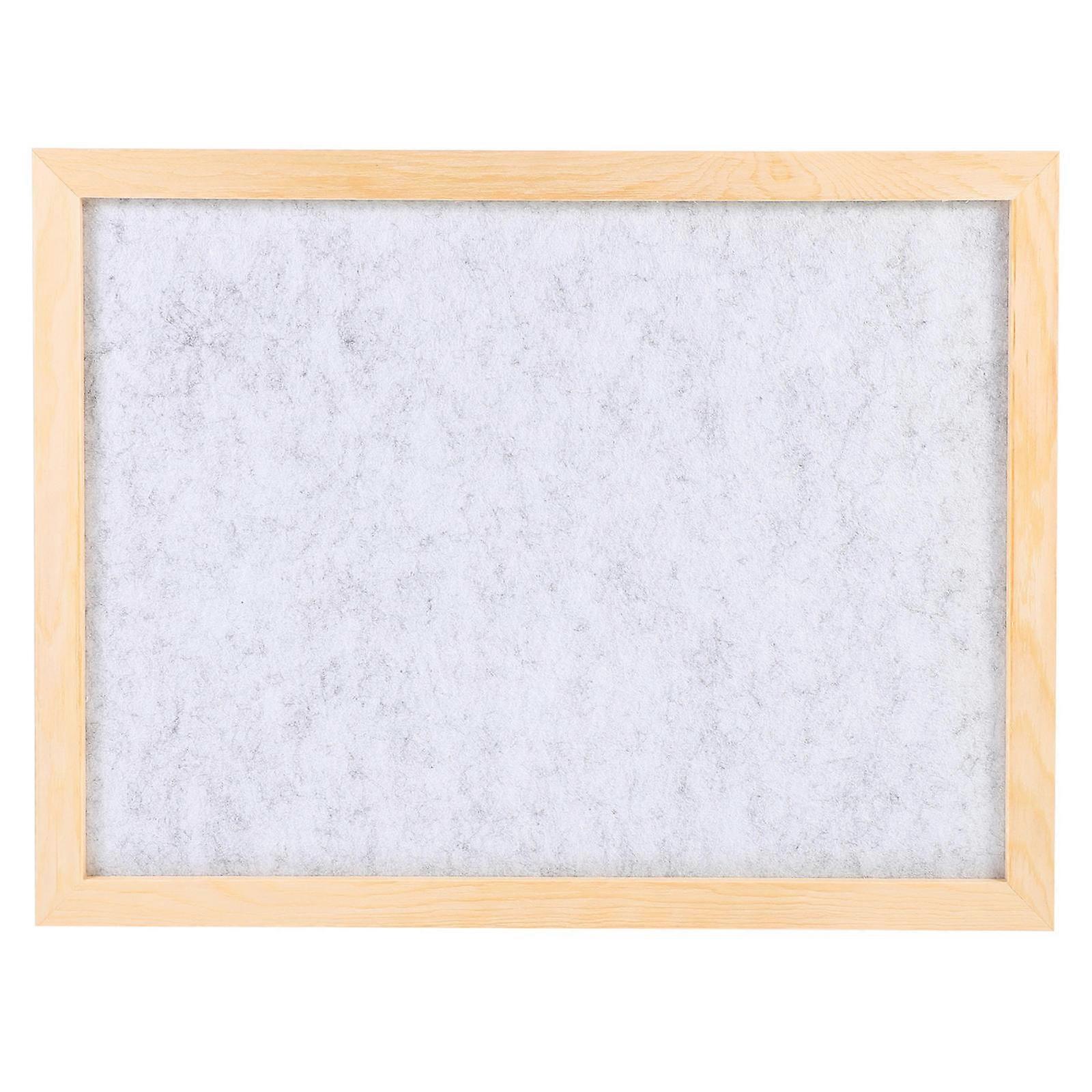 Aesthetic Bulletin Board Childrens Felt for Classroom Use Wood Material DIY Design 1Pc