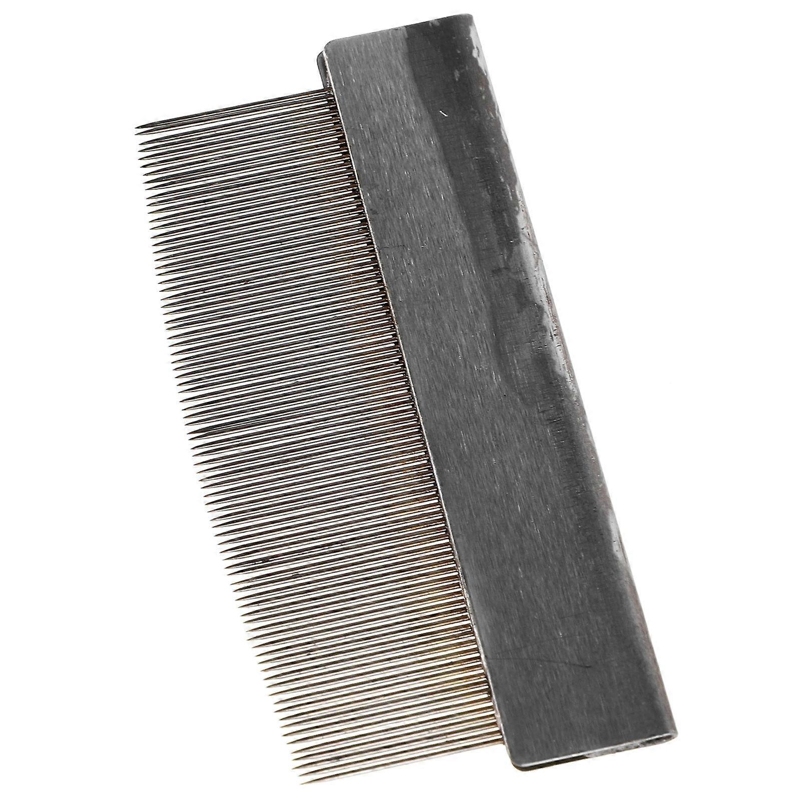Portable Small Comb Violin Bow Hair Grooming Enhancing Sound Quality Iron Rectangular 1Pack