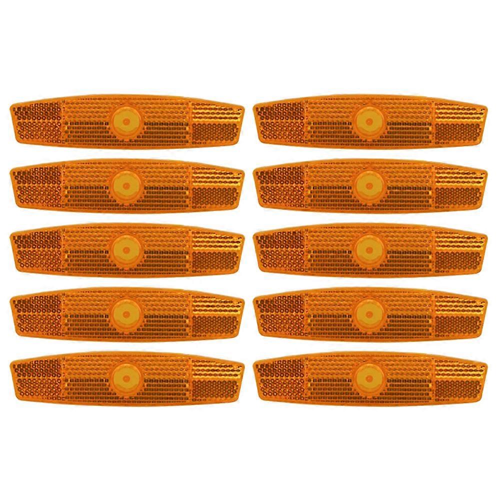 Here's a polished and professional product description based on the title you provided:
**10pcs High Reflective Bike Reflectors – Lightweight
