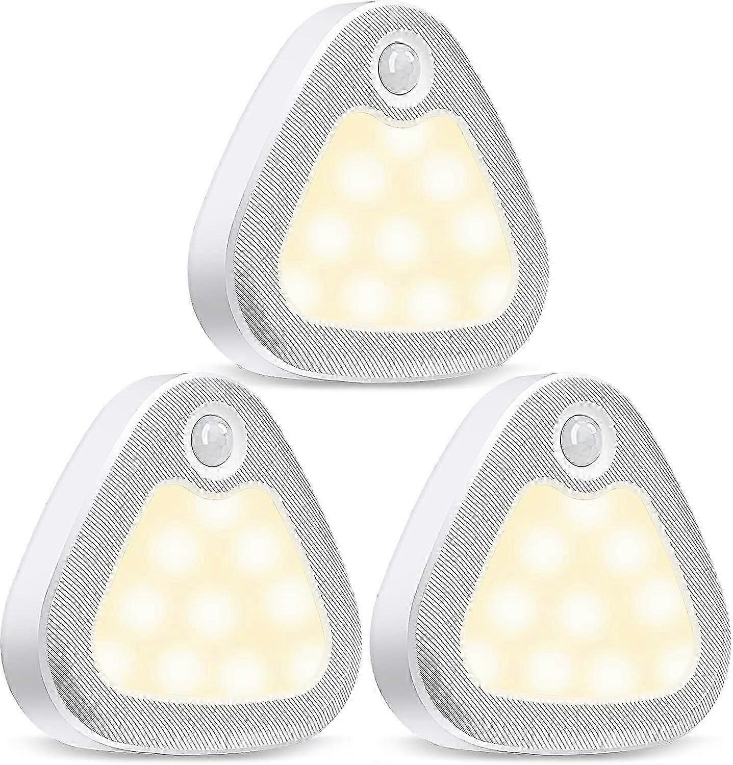 Indoor Motion Sensor Closet Light Battery Operated Night Lights (3-Pack)