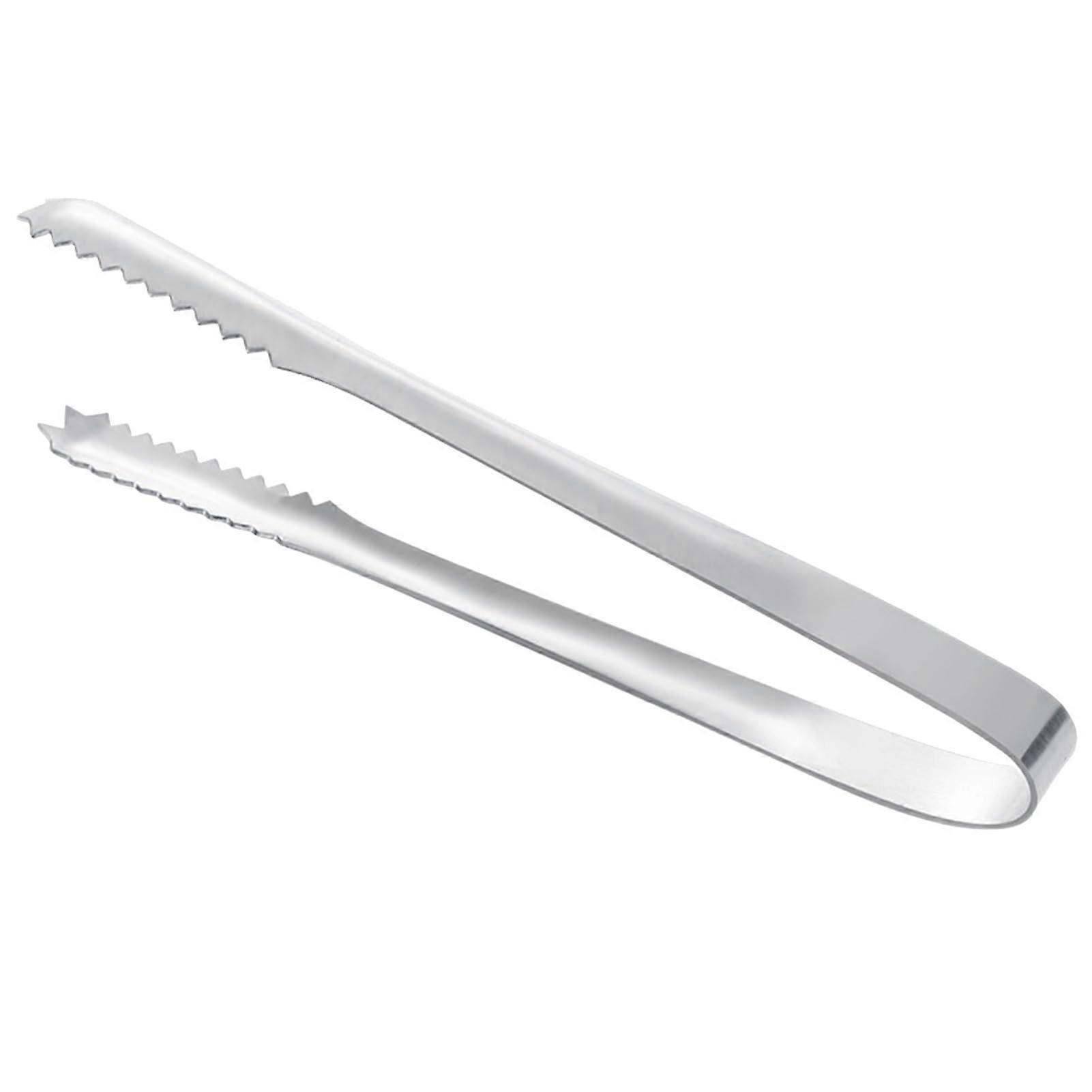 Stainless Steel Ice Tong Bar And Kitchen Portable Ice Cube Clip Tong