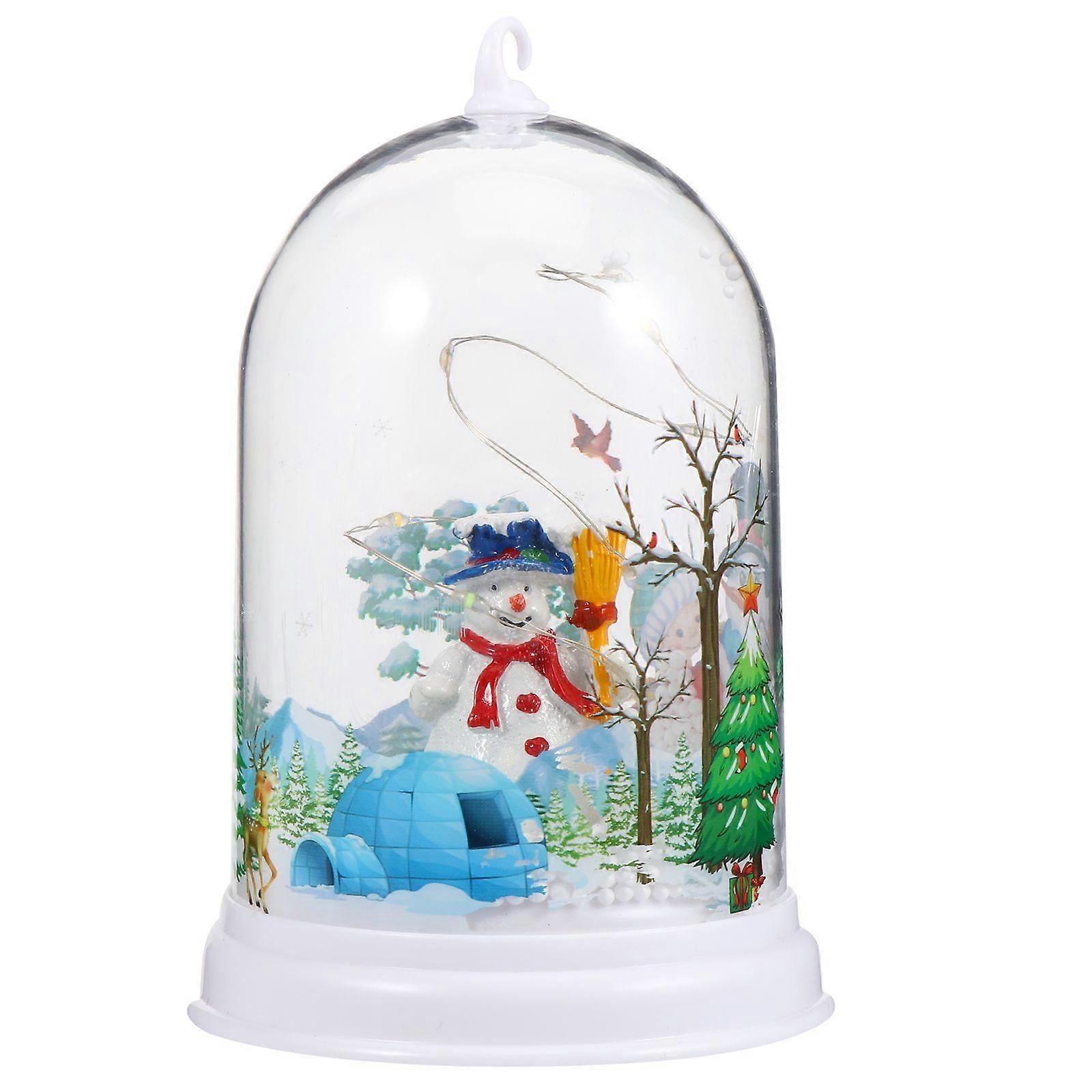 1 Pc Christmas Gift Luminous Light Desktop Lamp Decorative Light with No Battery