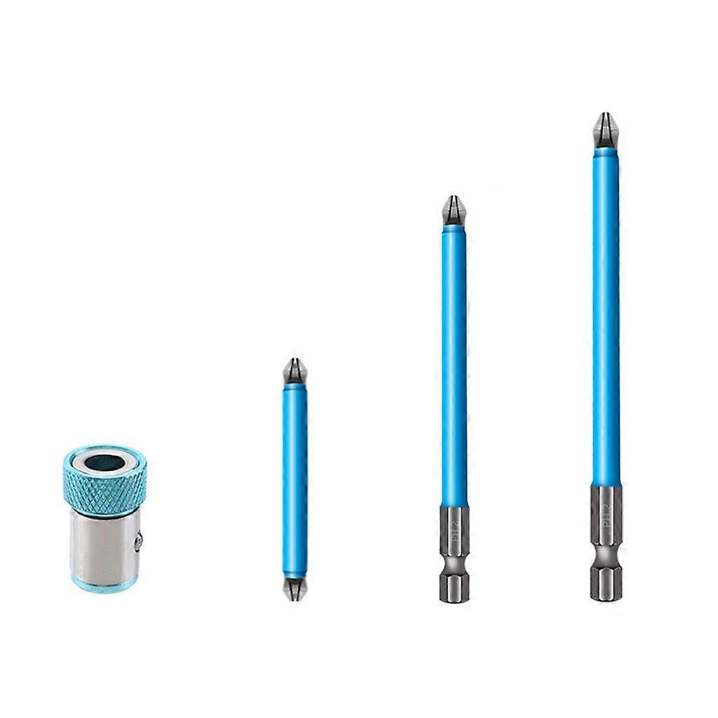 Durable Magnetic for Cross Bits S2 Alloy Steel  Screwdriver for Head 1 Set Blue