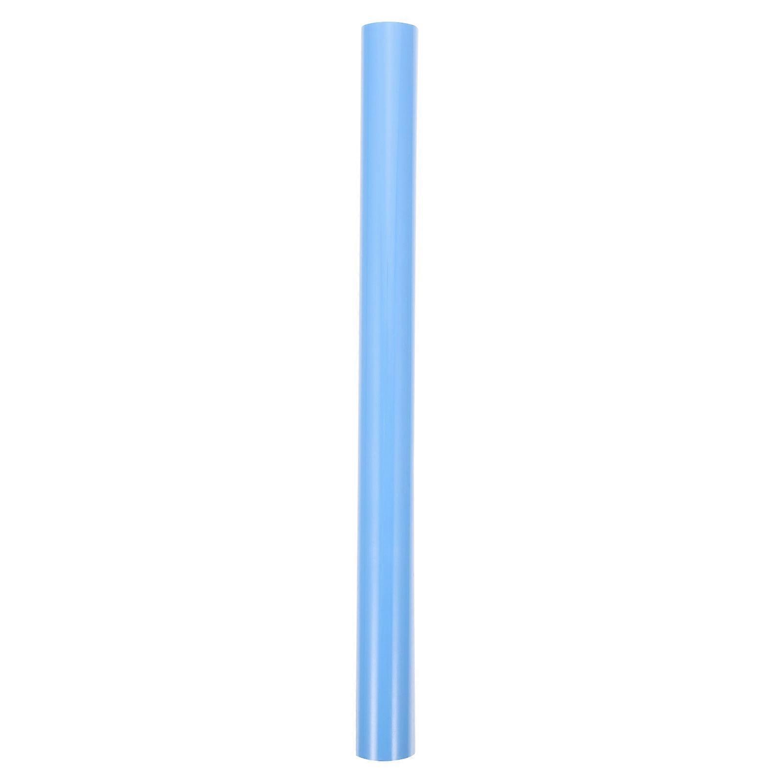 Blue PU Heat Transfer Film for DIY Clothes Crafts 1 Roll Easy to Cut and Use