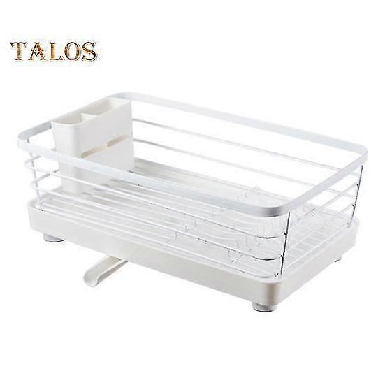 Draining Rack Hollow Out Design Keep Dry Plastic Useful Kitchen Sink Bowl Draining Holder with Cutler Container Daily Use