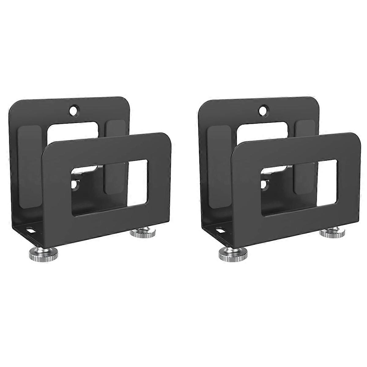 2X Adjustable Small Device Wall Mount Holder for TV 3/4/4k,Router,Modem,TV Box and Other Media Playe