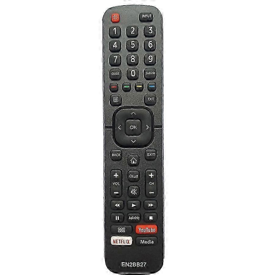 Replacement Remote Control for Hisense TV - Ergonomic Handheld Controller Compatible with Hisense Models