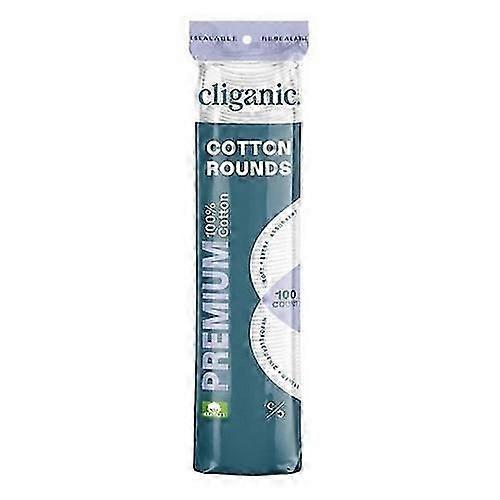 Premium Organic Cotton Rounds for Gentle Skincare - 100 Count Pack