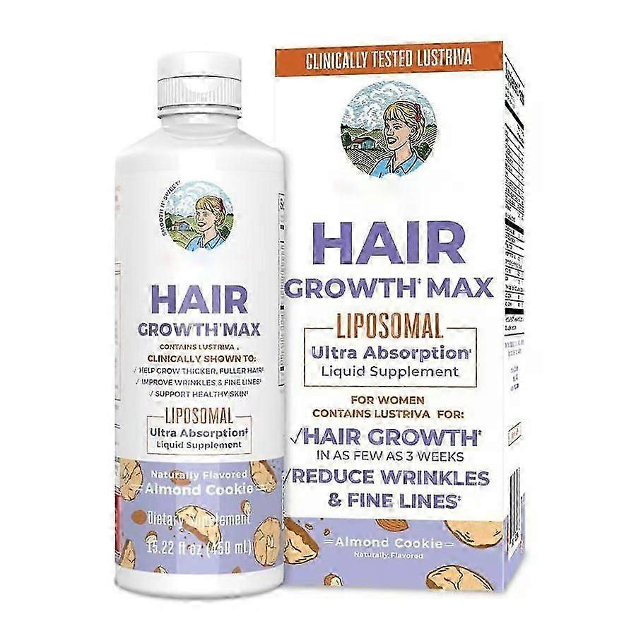 2025 منتج جديد من ماري روثز لنمو الشعر للنساء، ليبوسومال ماكس مع لوستريفا (15.22 أونصة سائلة)