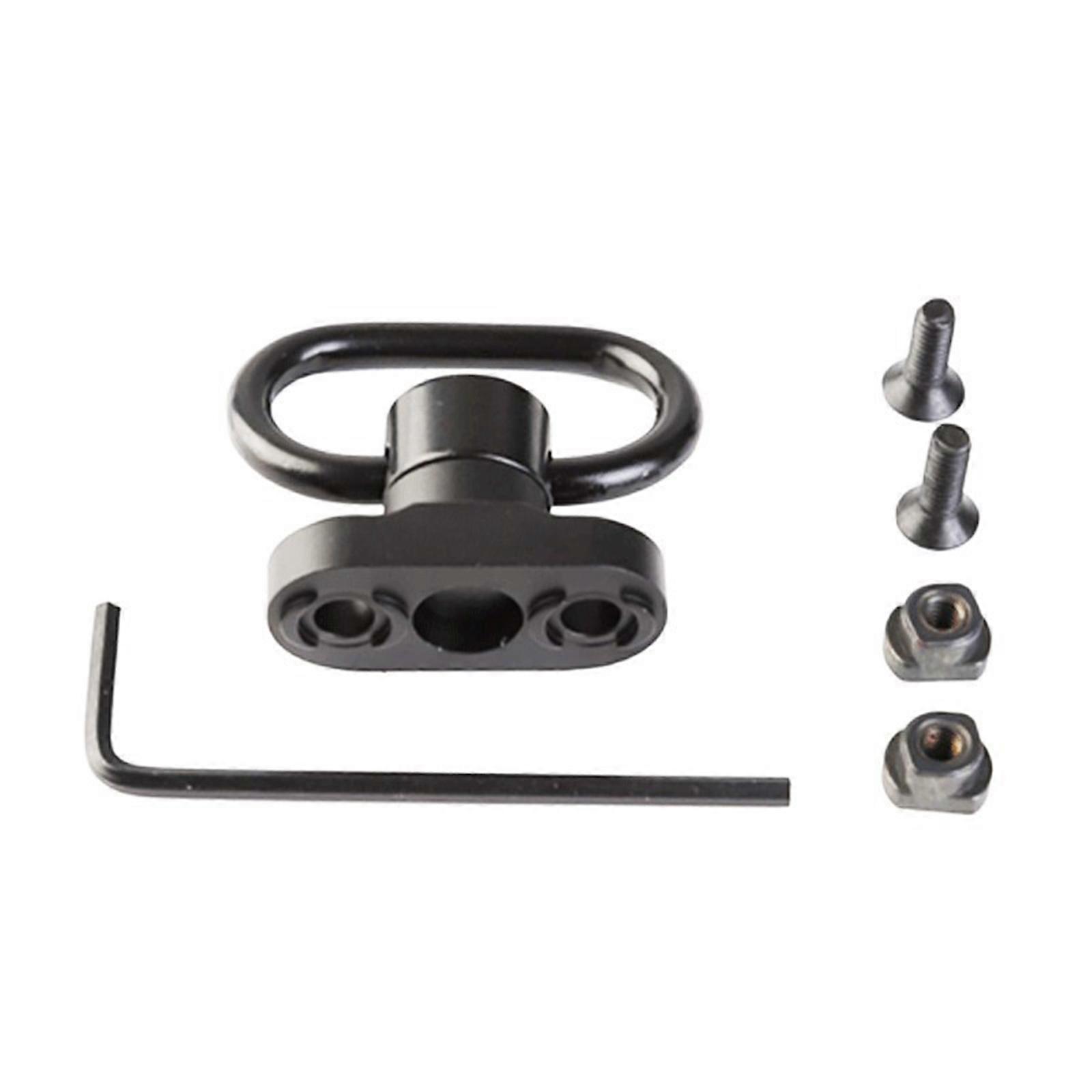 Slings Swivels Mount Quick Detaches Slings Attachments with Push Button for Two Point Slings Rifles Belt Buckles Adapters